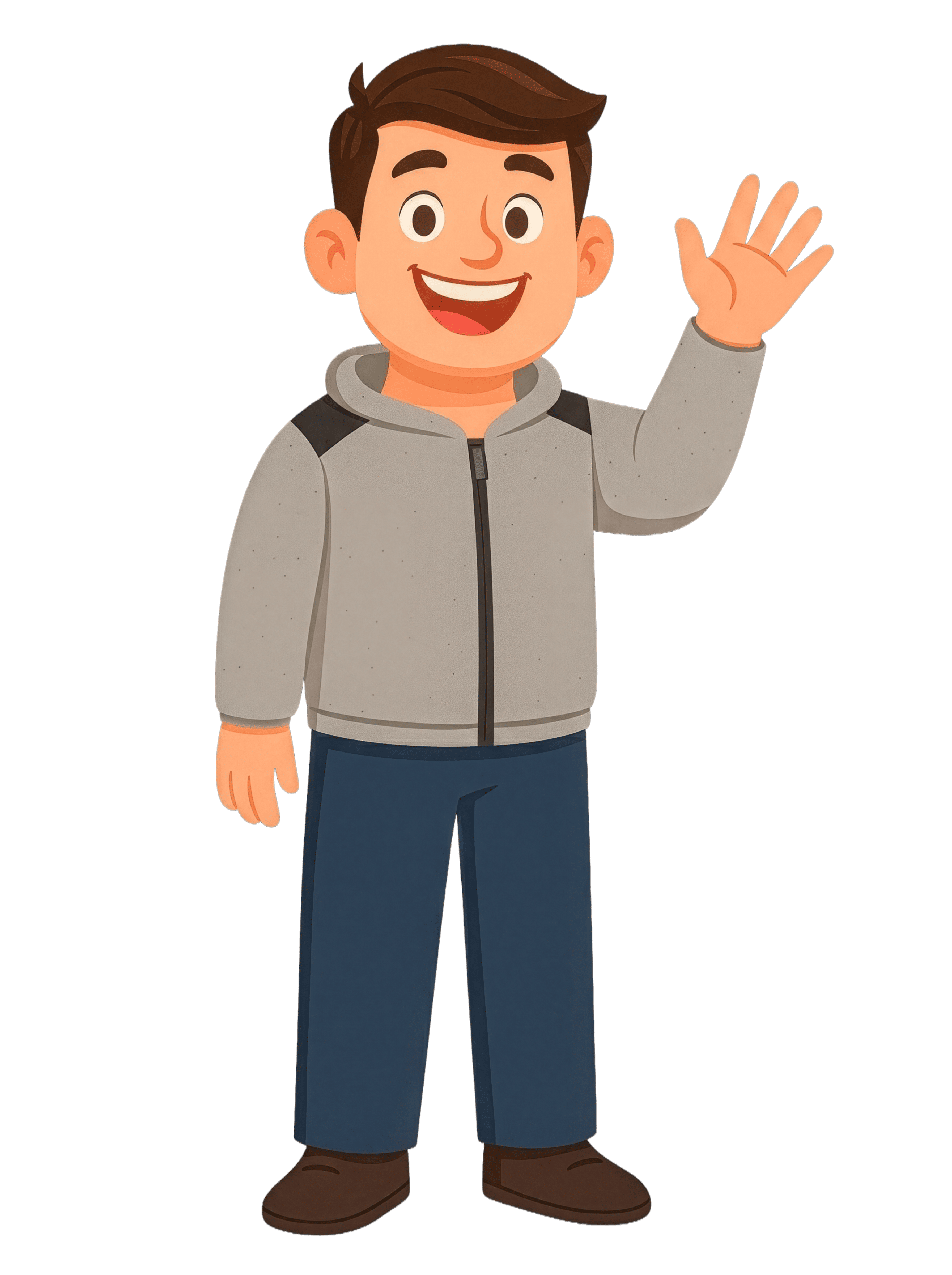 Blog guide character teaching the Bible